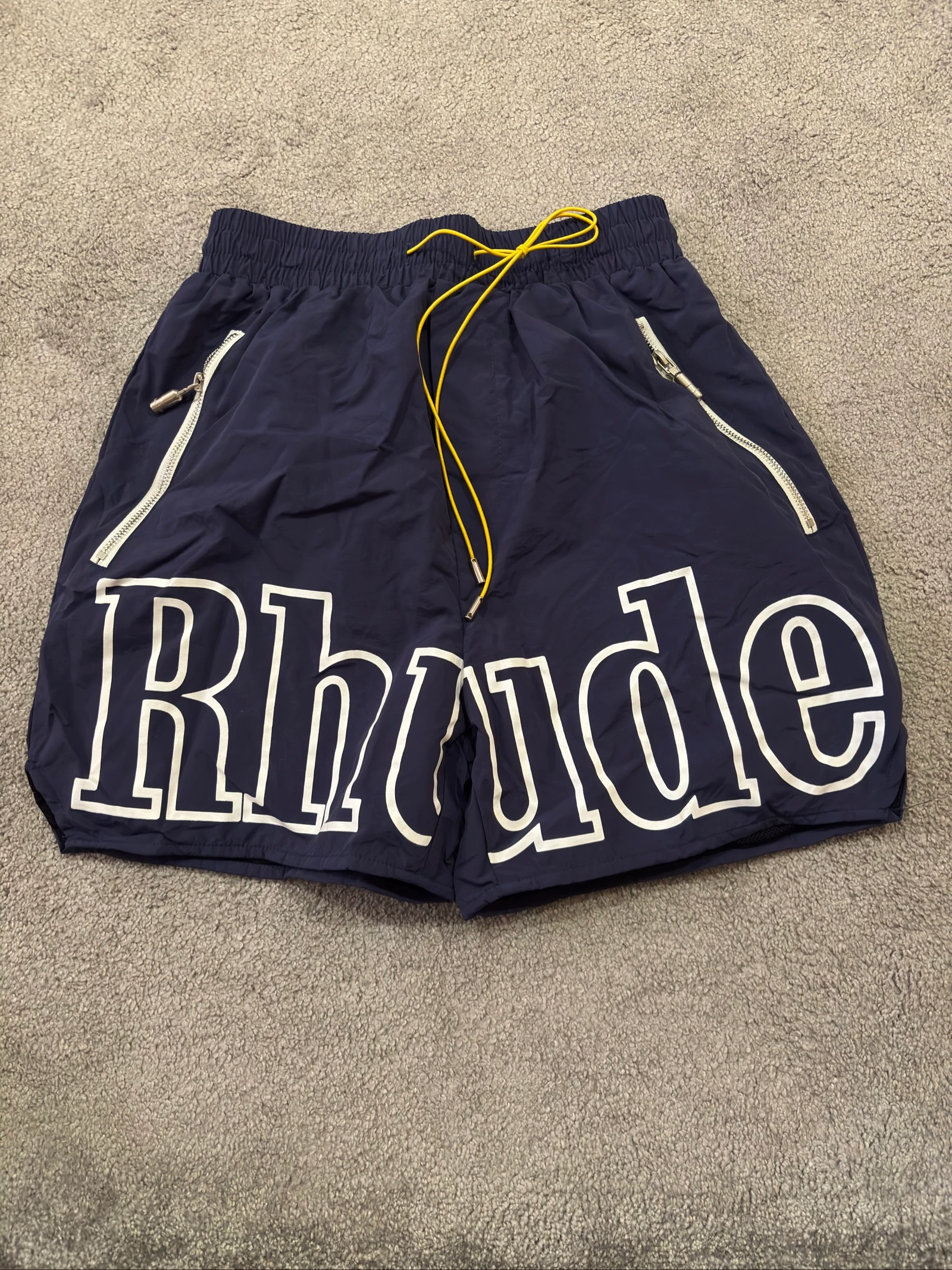 Calções Rhude Azul escuro 